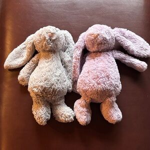 Jellycat Bunny Bundle - Grey and Purple